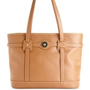 Dooney & Bourke Davis Logo Lock Tote